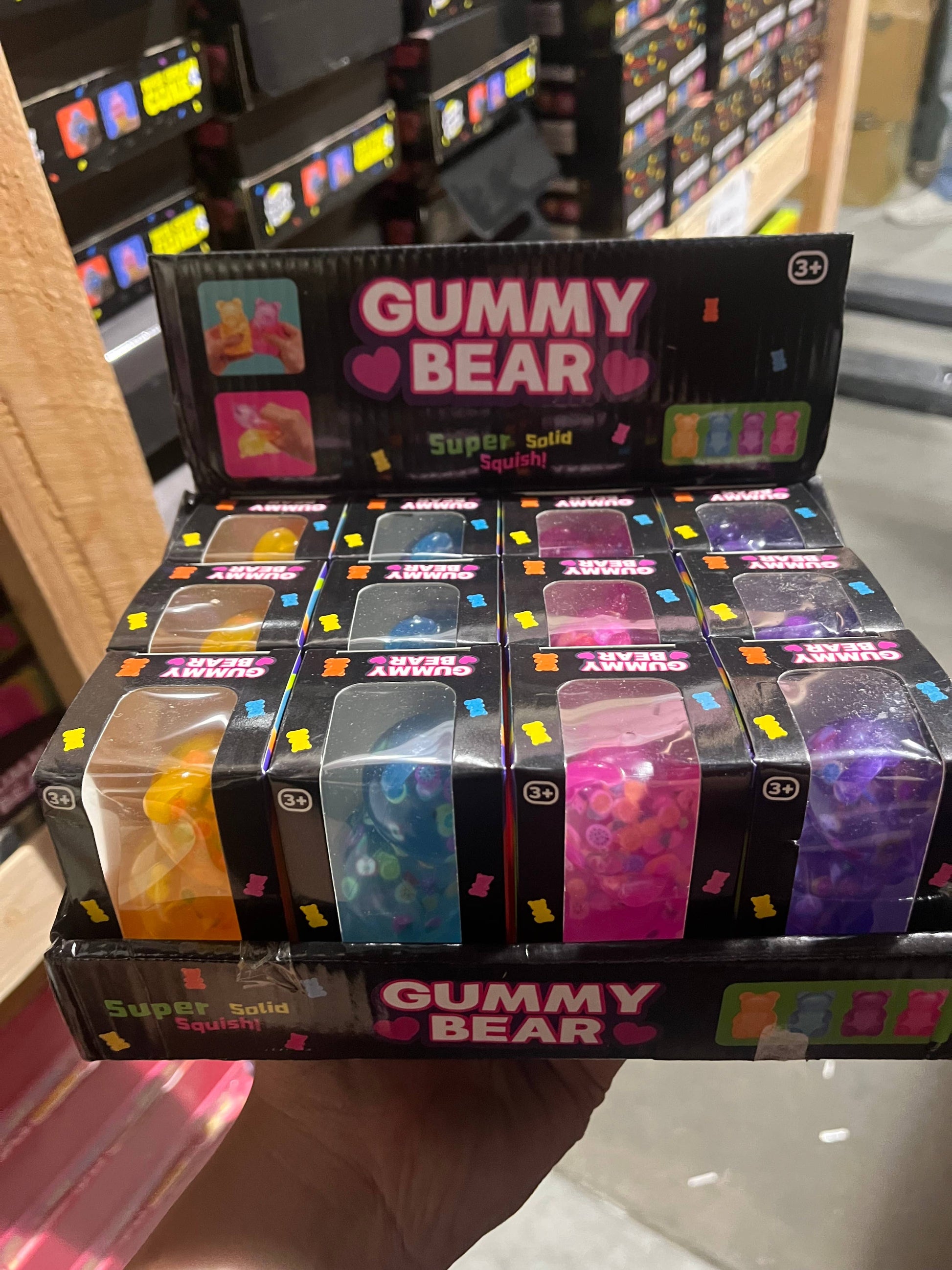 Squishy Confetti Gummy Bear