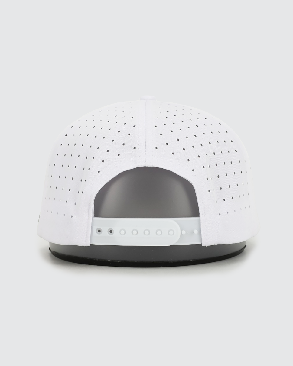 Waggle Brand Hat - White: White