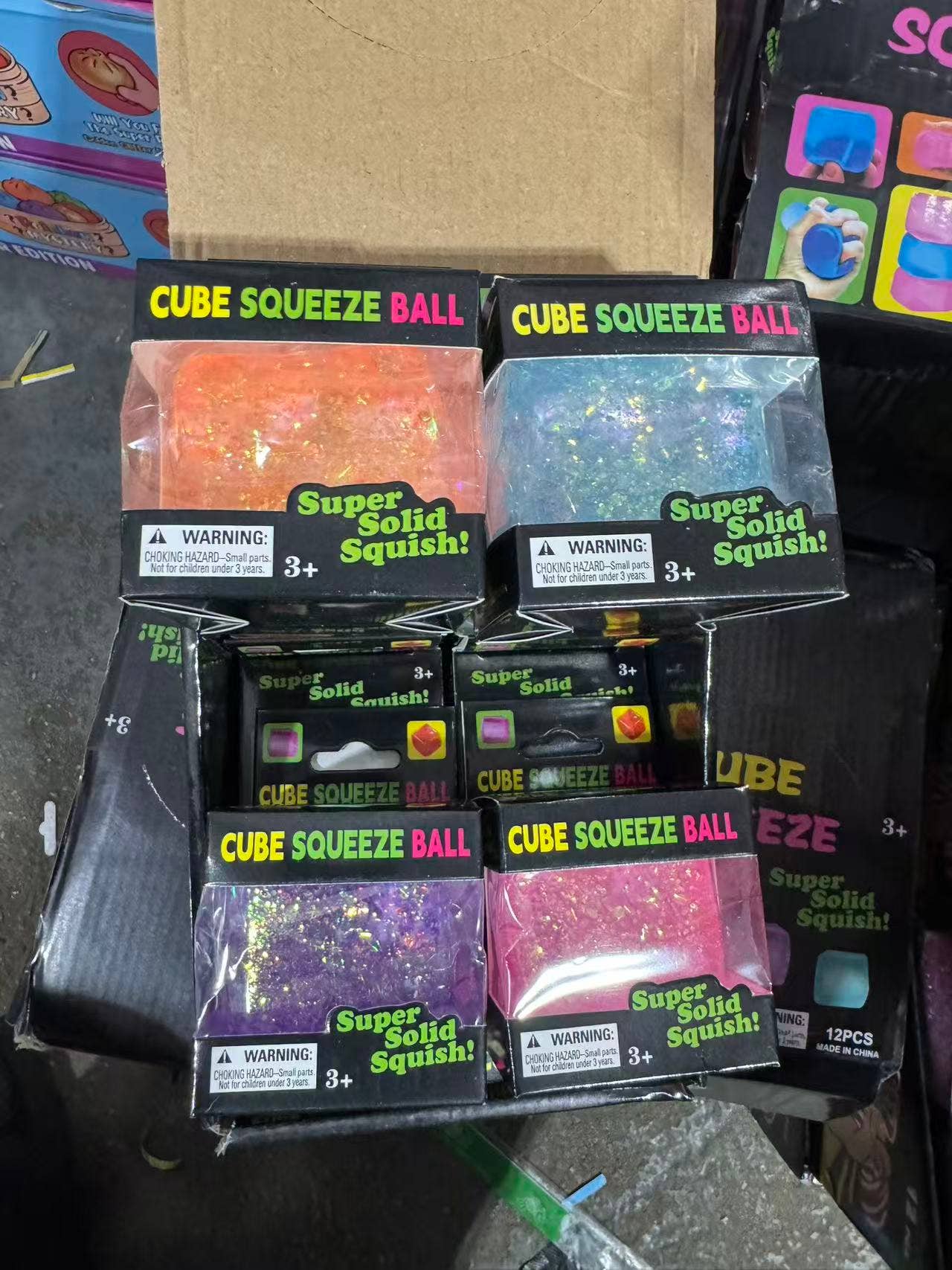 Squishy Cubes - Glitter