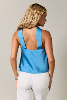 Switch STRAPLESS SCARF DETAIL BIAS SATIN TOP 3 image