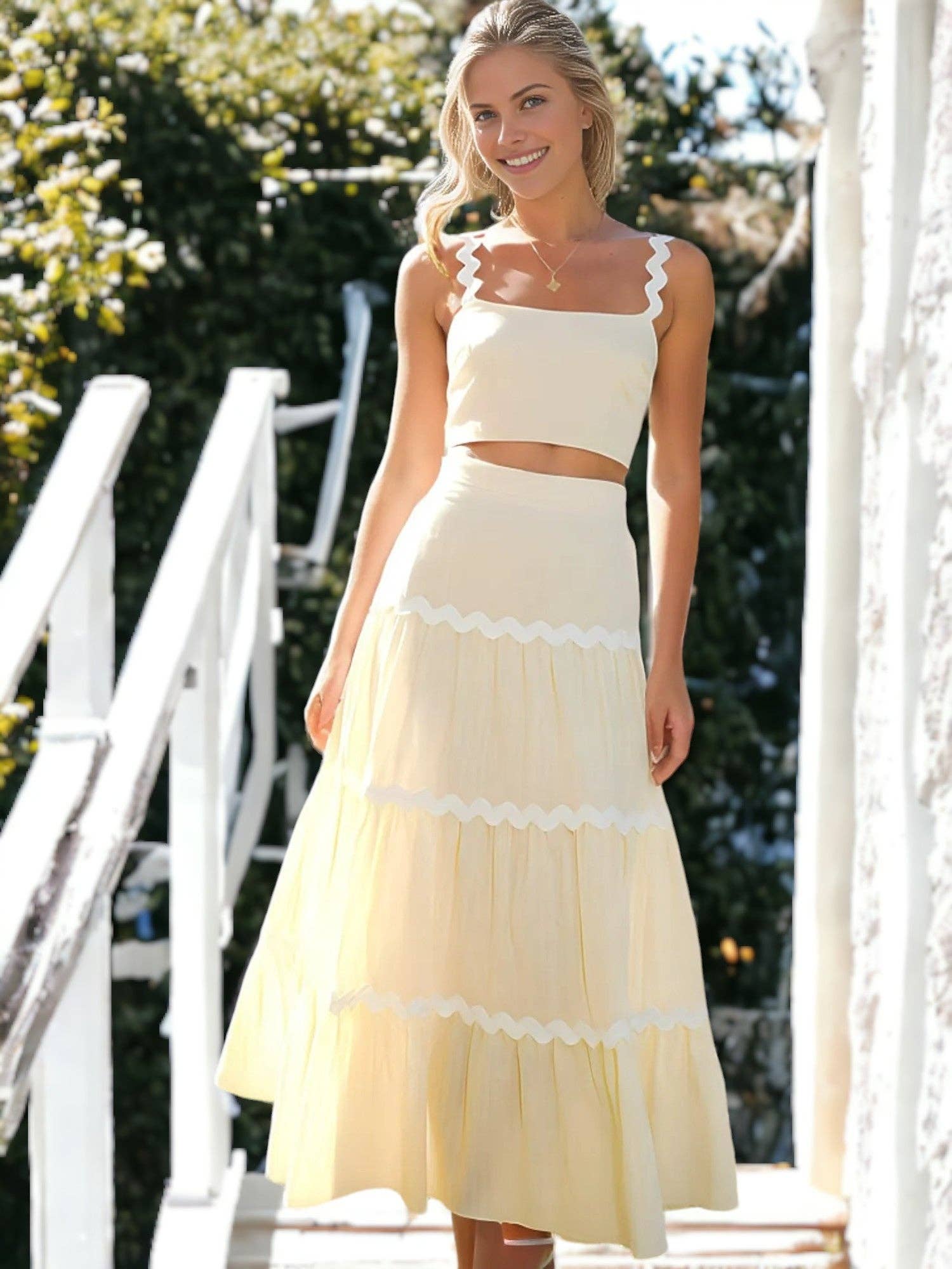 Croptop & Skirt Set