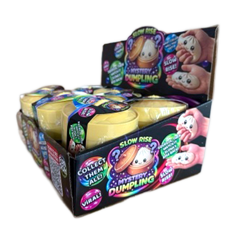 Fun Doh Mystery Slow Rise Dumpling Squishy Toy – Mystery Steamer Bun Collectibles VIRAL