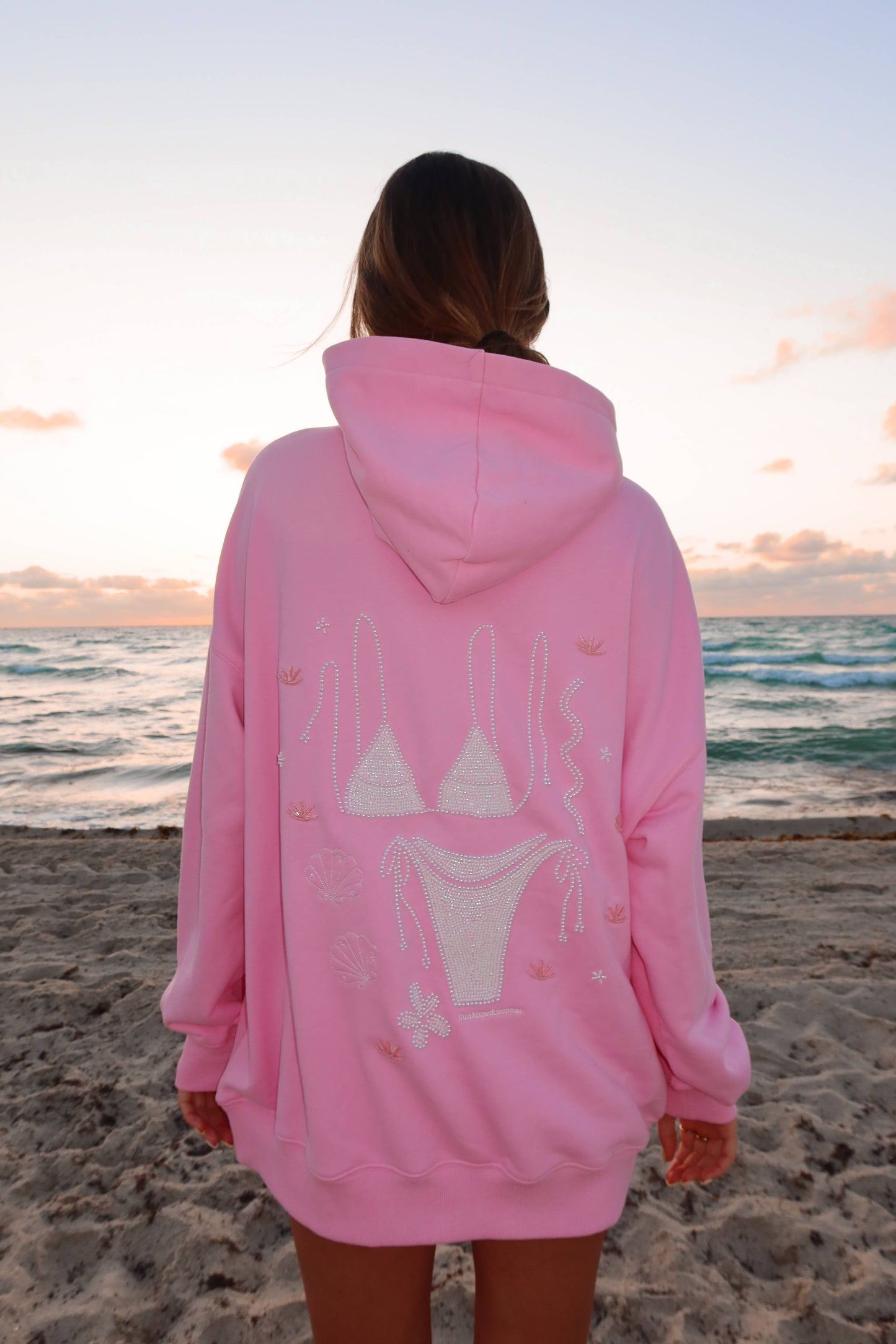 Lottie Bikini Beaded Ocean Hoodie