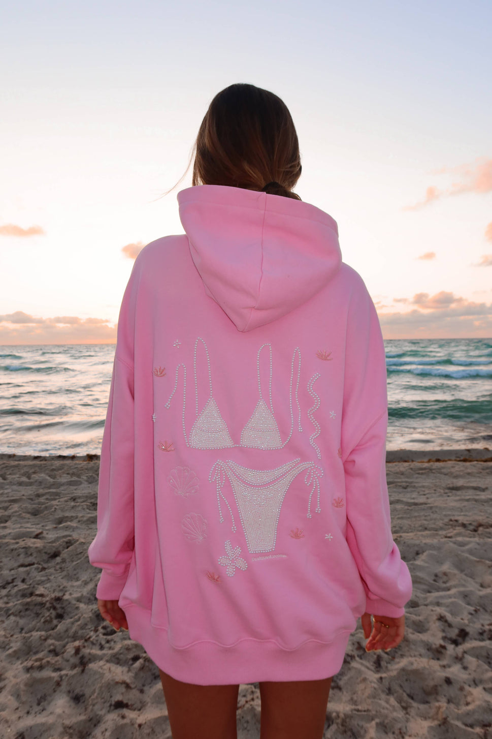 Lottie Bikini Beaded Ocean Hoodie