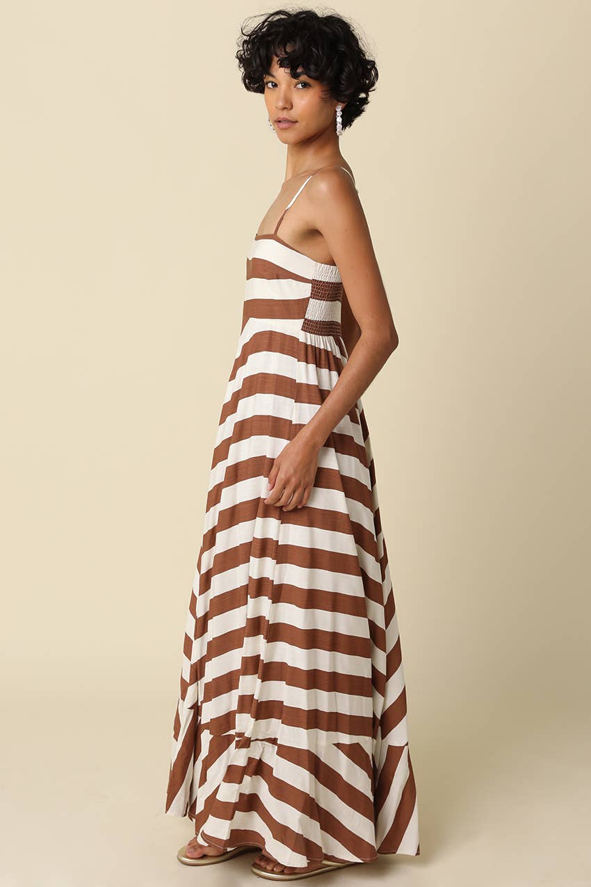 Brenda Stripe Maxi Dress
