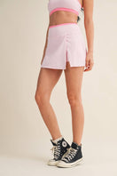 Switch Contrast Binding Skort with Slit 3 image