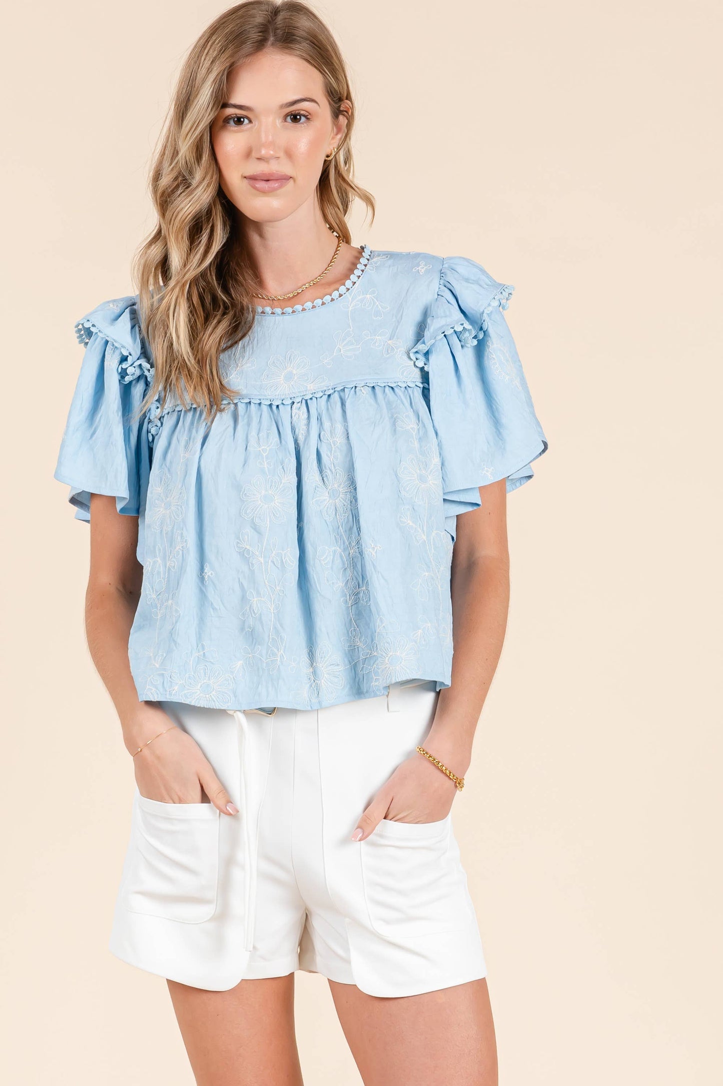 Embriodery Top