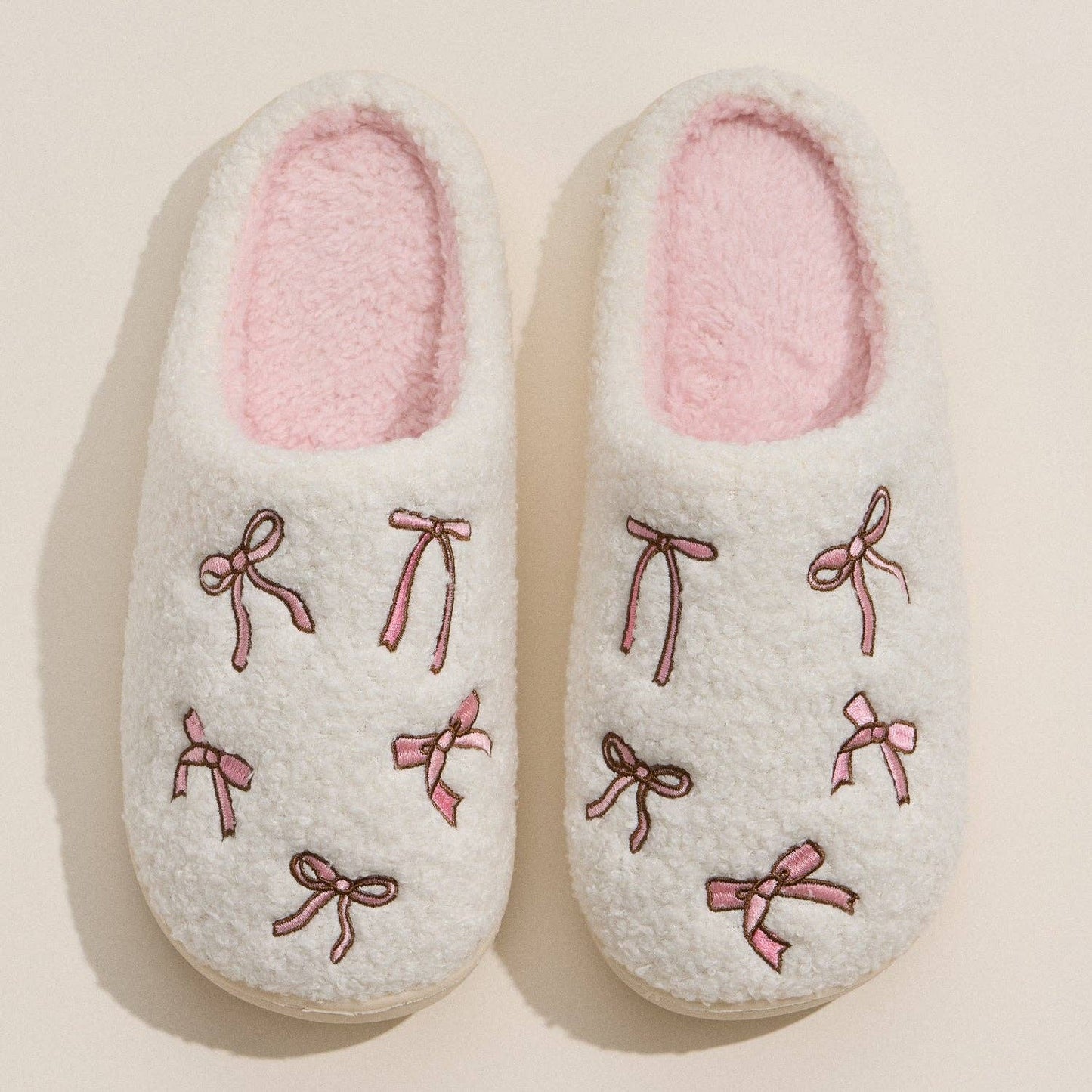 Cozy Bow Slippers