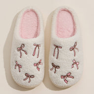 Cozy Bow Slippers
