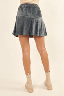 Switch Velvet Flare Mini Skirt 2 image