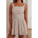 Switch PASTEL FLORAL MINI DRESS: GREEN 3 image