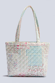 Pastel Patchwork Quilted Tote