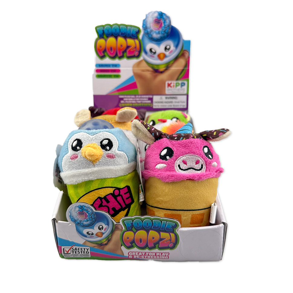 So Much Fun! Foodie Squishy Plush Toy Assortment - 6/Display: Wholesale Price