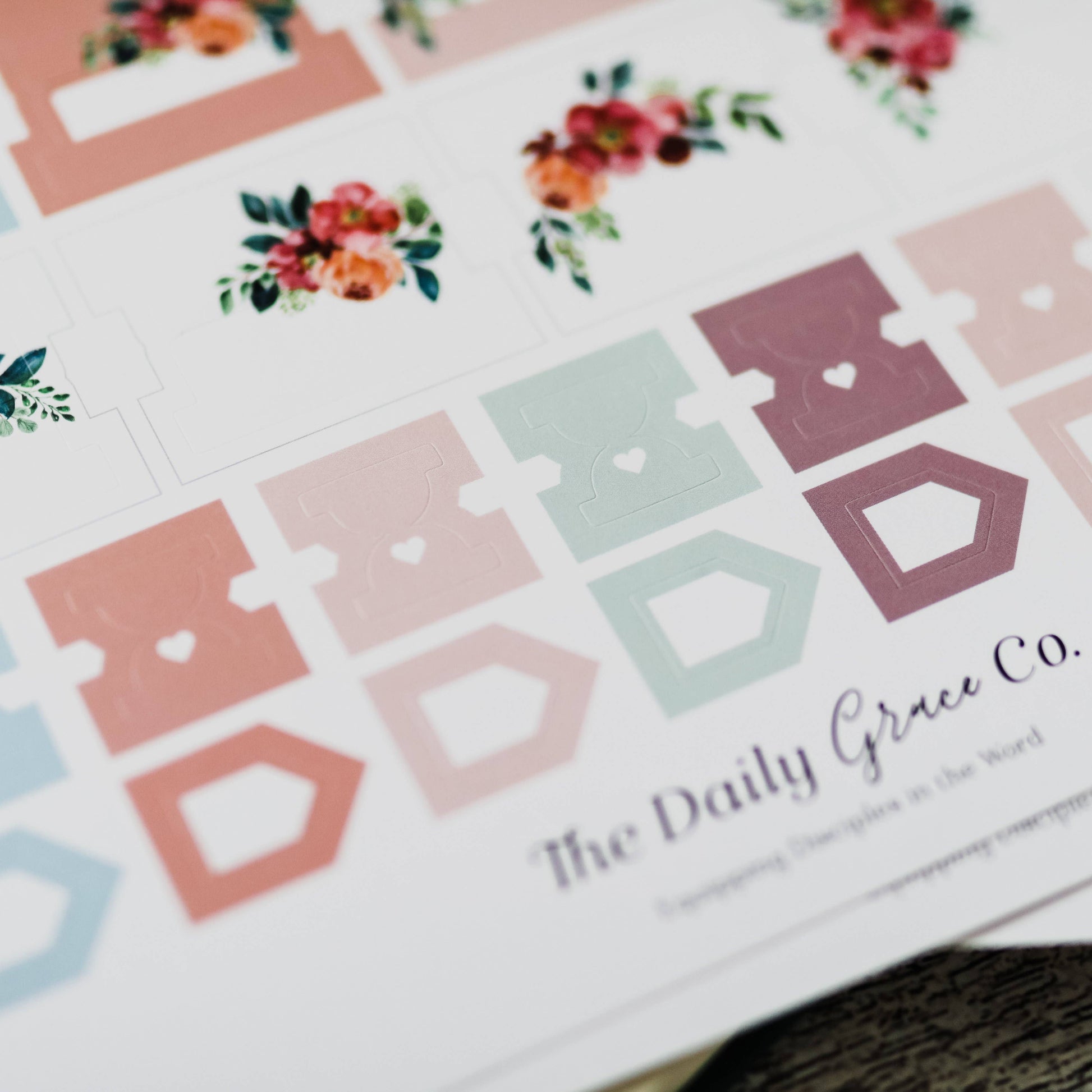 FLORAL BIBLE TABS
