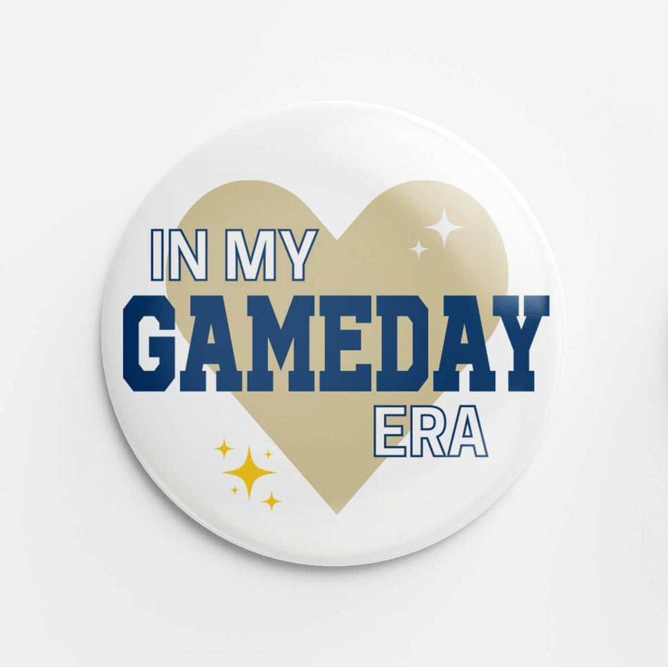 Gameday Era Button (Navy & Gold)