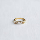 Switch Vintage Geometric Ring with Pearl Accent 2 image