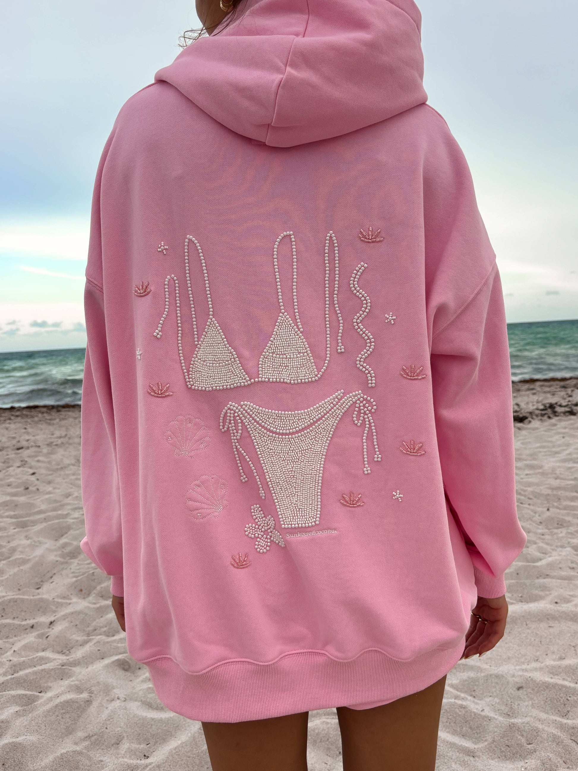 Lottie Bikini Beaded Ocean Hoodie