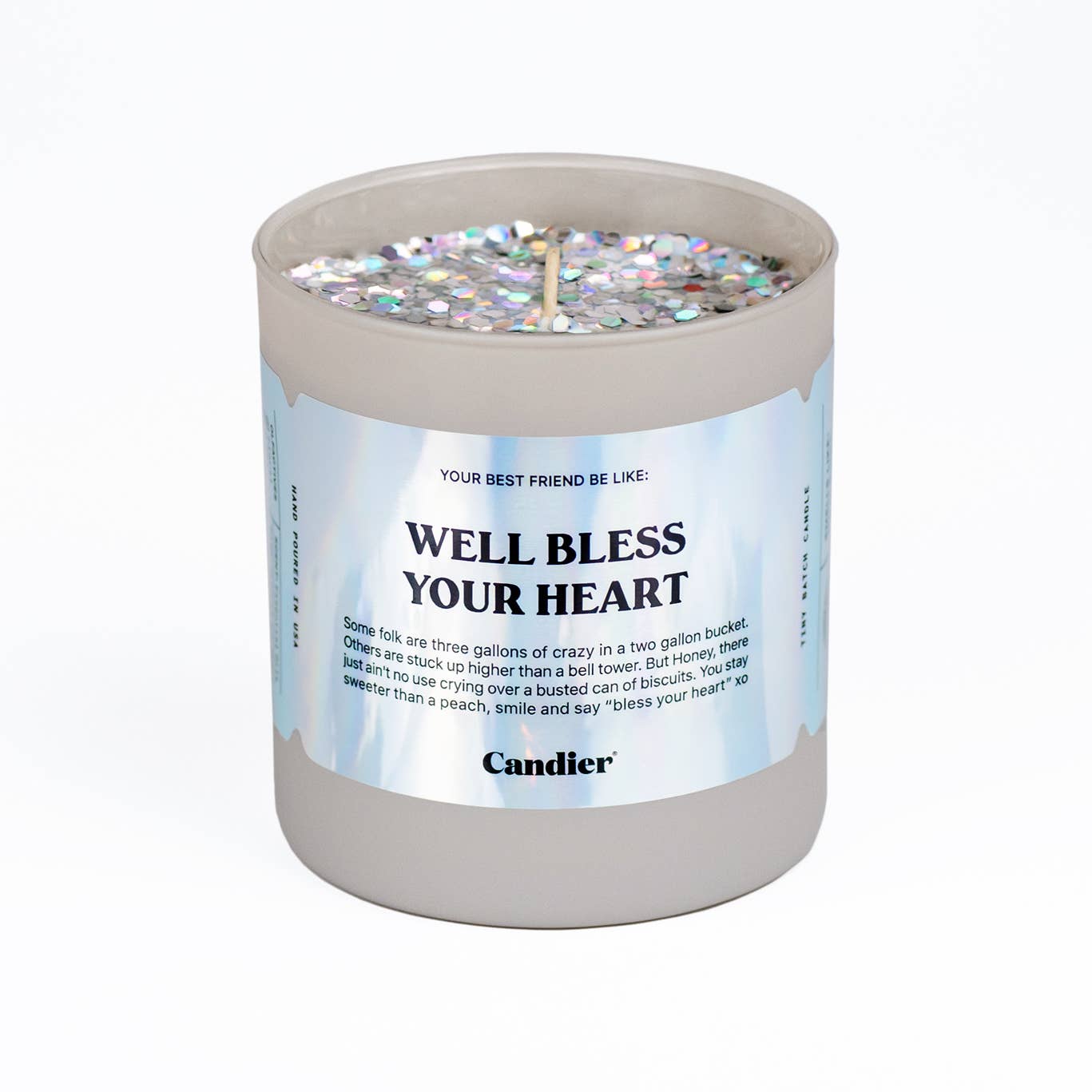 Bless Your Heart Hand Poured Soy Wax Lead-free Jar Candle