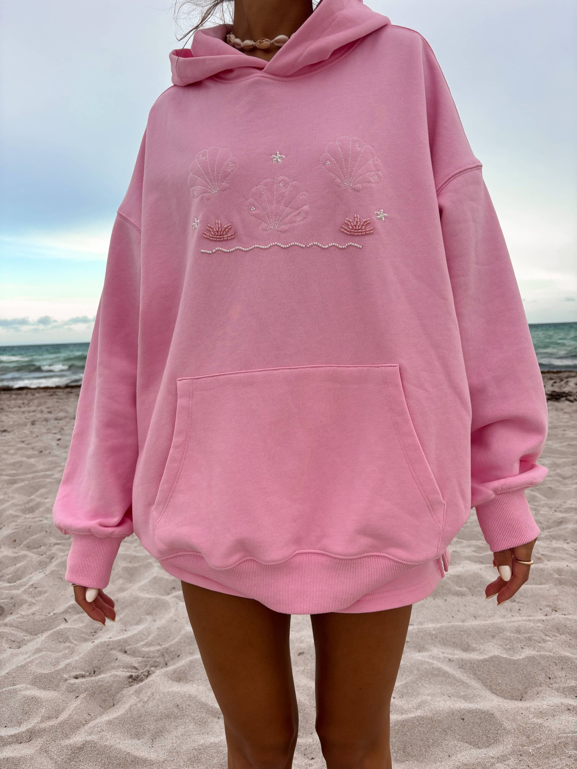 Lottie Bikini Beaded Ocean Hoodie