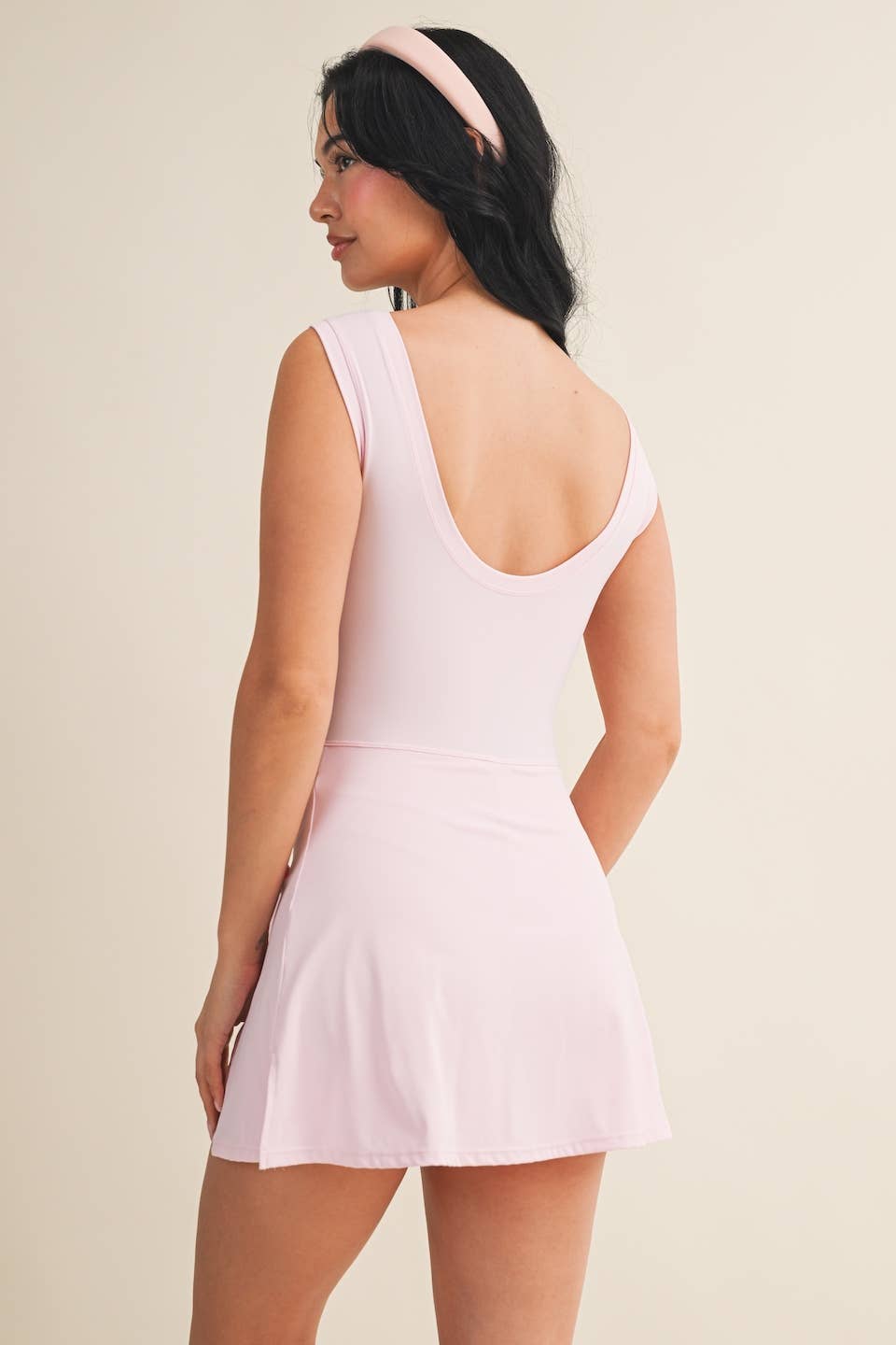 Sleeveless Wrap Tie Front Dress