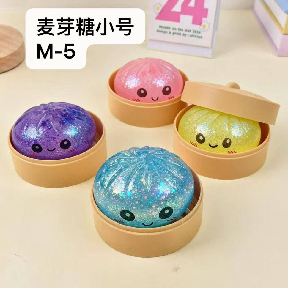 Fun Doh Mystery Slow Rise Dumpling Squishy Toy – Mystery Steamer Bun Collectibles VIRAL