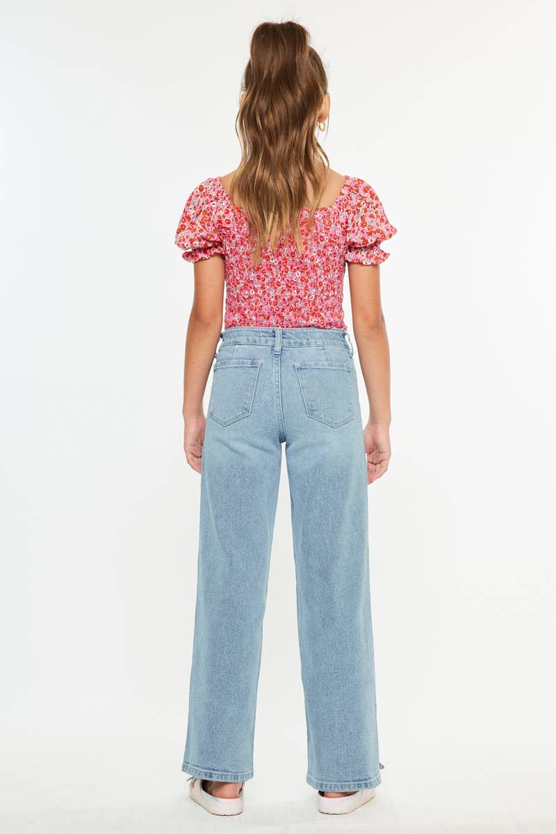 YOUTH HIGH RISE WIDE LEG-YC70069L