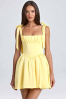 Switch FASHIONABLE SQUARE NECH HIGH WAIST DRESS 3 image