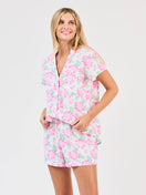 Switch WOMENS SERENA SHORTS PAJAMA SET| LOVELY DAY PINK 3 image