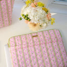 Switch Rosemary Stripe Pink Quilted Laptop Case: One Size 2 image