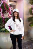 Switch WWJD Varsity Crewneck: M 3 image