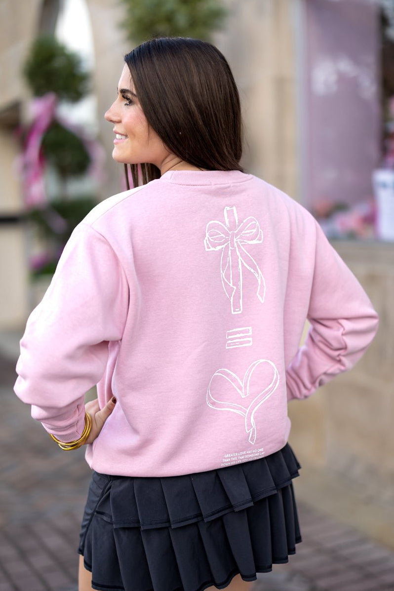No Greater Love Unisex Crewneck: XL