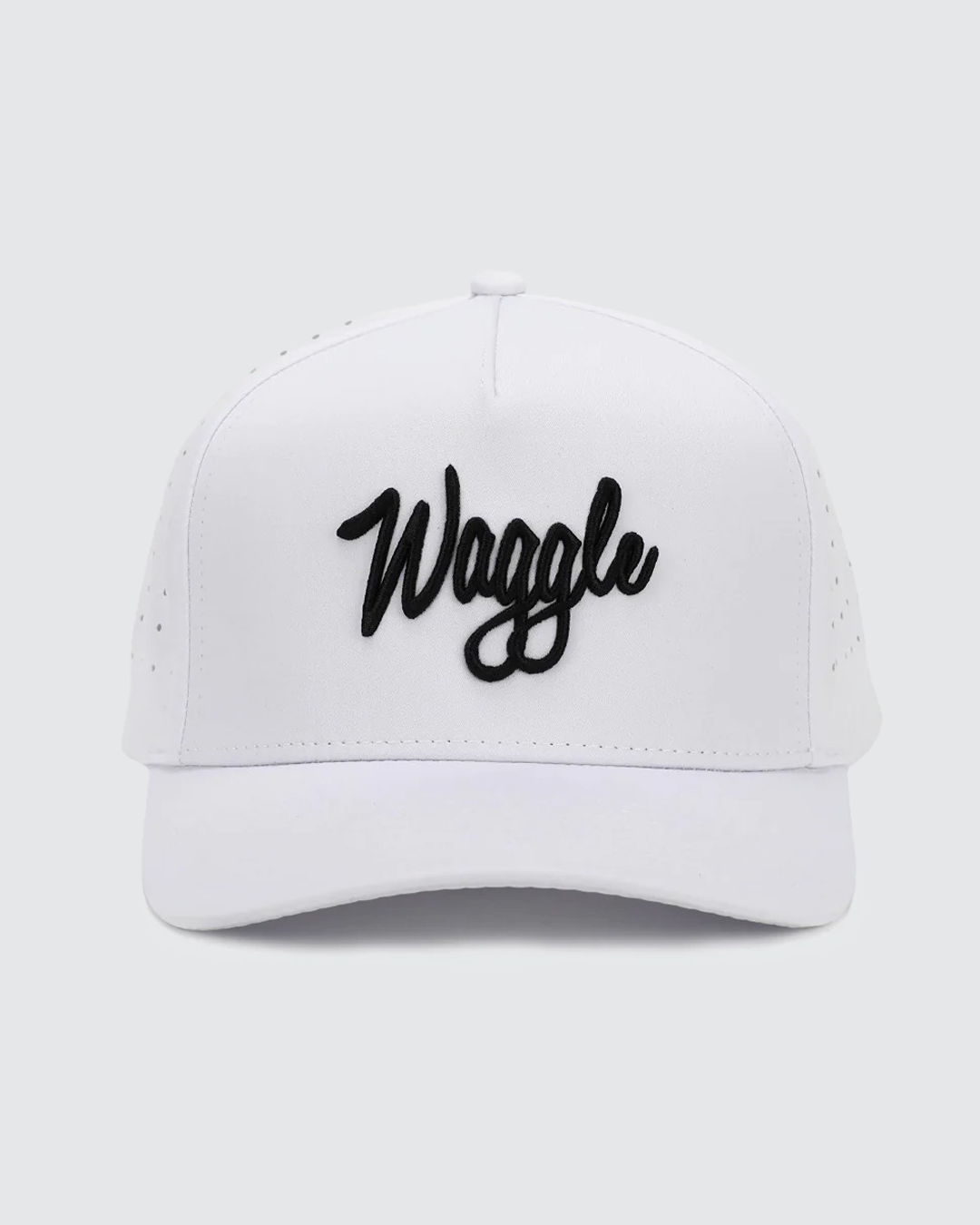 Waggle Brand Hat - White: White