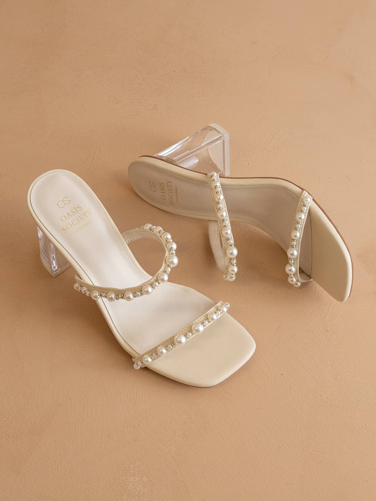 Strappy Pearl Heels