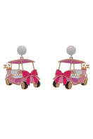Switch Golf Cart Bow Earrings 3 image