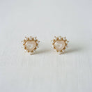 Switch Heart-Shaped Gemstone Stud Earrings 2 image