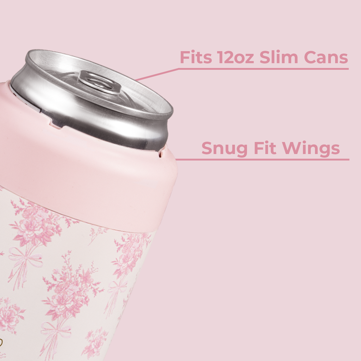 Bouquet Slim Can Cooler
