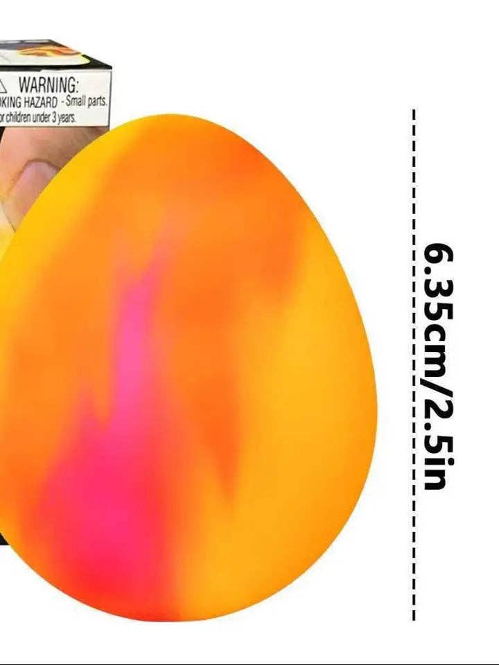Color Changing Squishy Egg Cold Water Fidget Toy: TPR