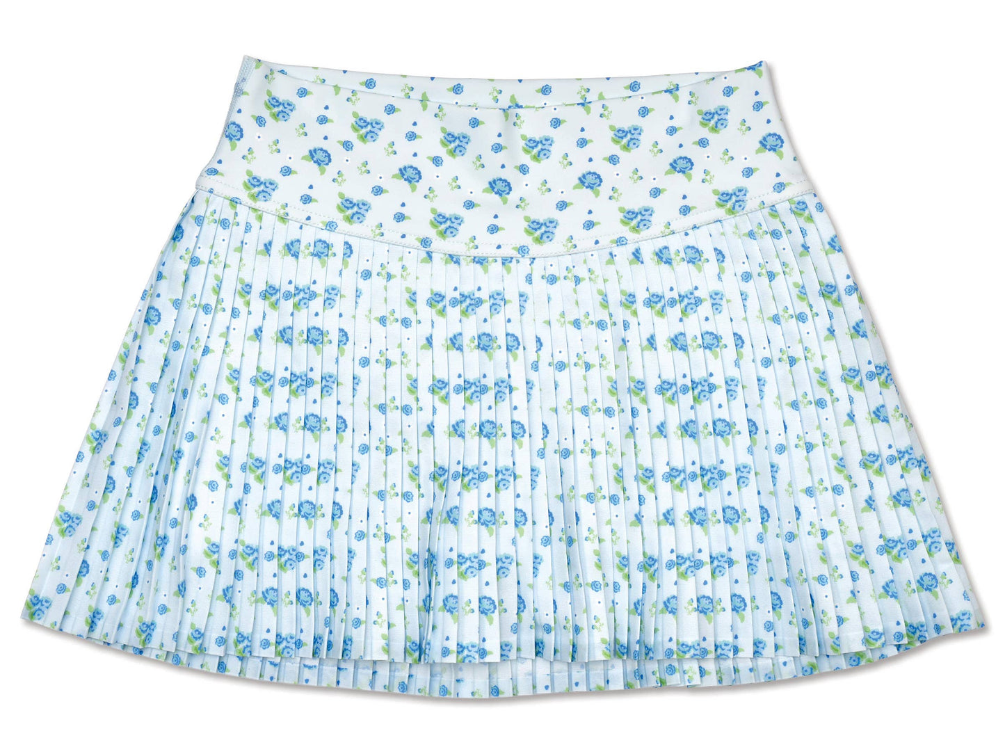 Blue Floral Skort