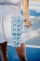 Switch Toile Coquette Bows 38 Oz Tumbler College Grad Gift: Light Blue 3 image
