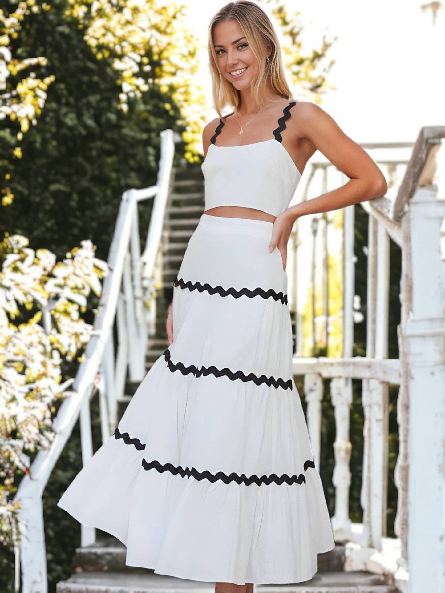Croptop & Skirt Set