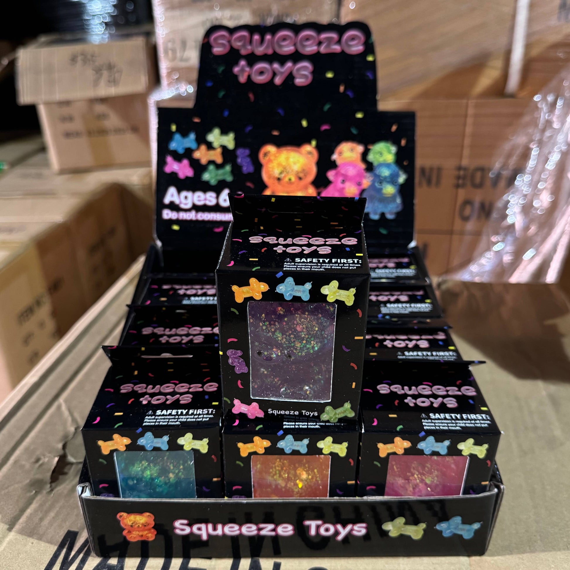 Sugar Squeeze Glitter Teddy Bear