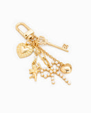 Switch Multi Line Pearl Bow Baroque Bag Charm: Gold 3 image