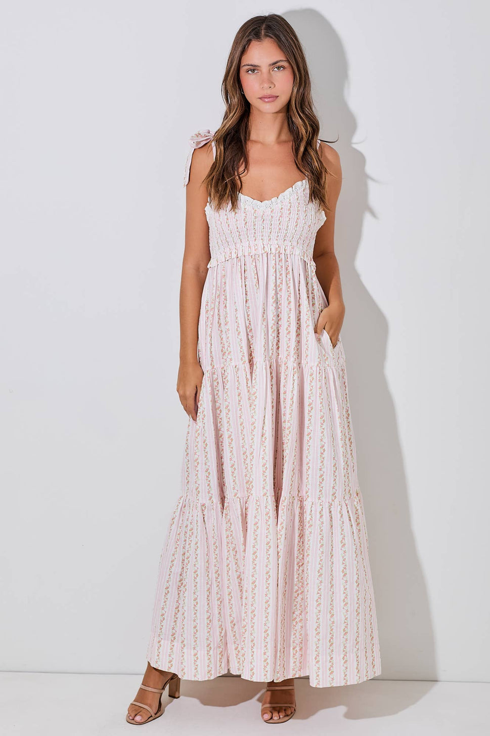 FLORAL MAXI SUNDRESS