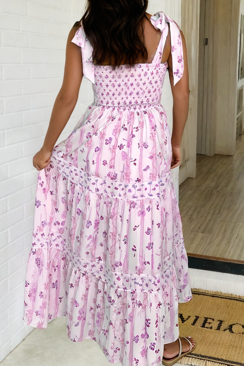 Floral Smocked Dress