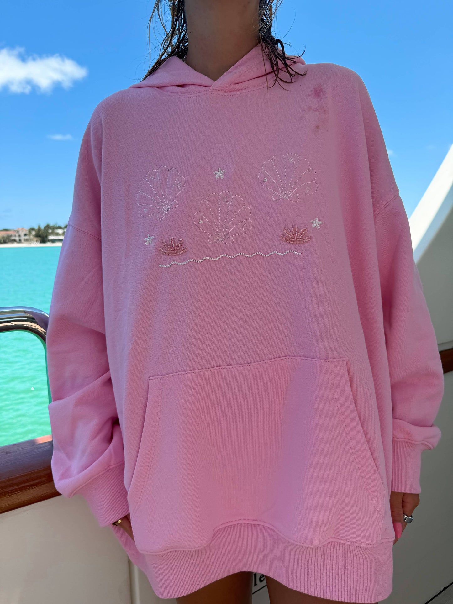 Lottie Bikini Beaded Ocean Hoodie