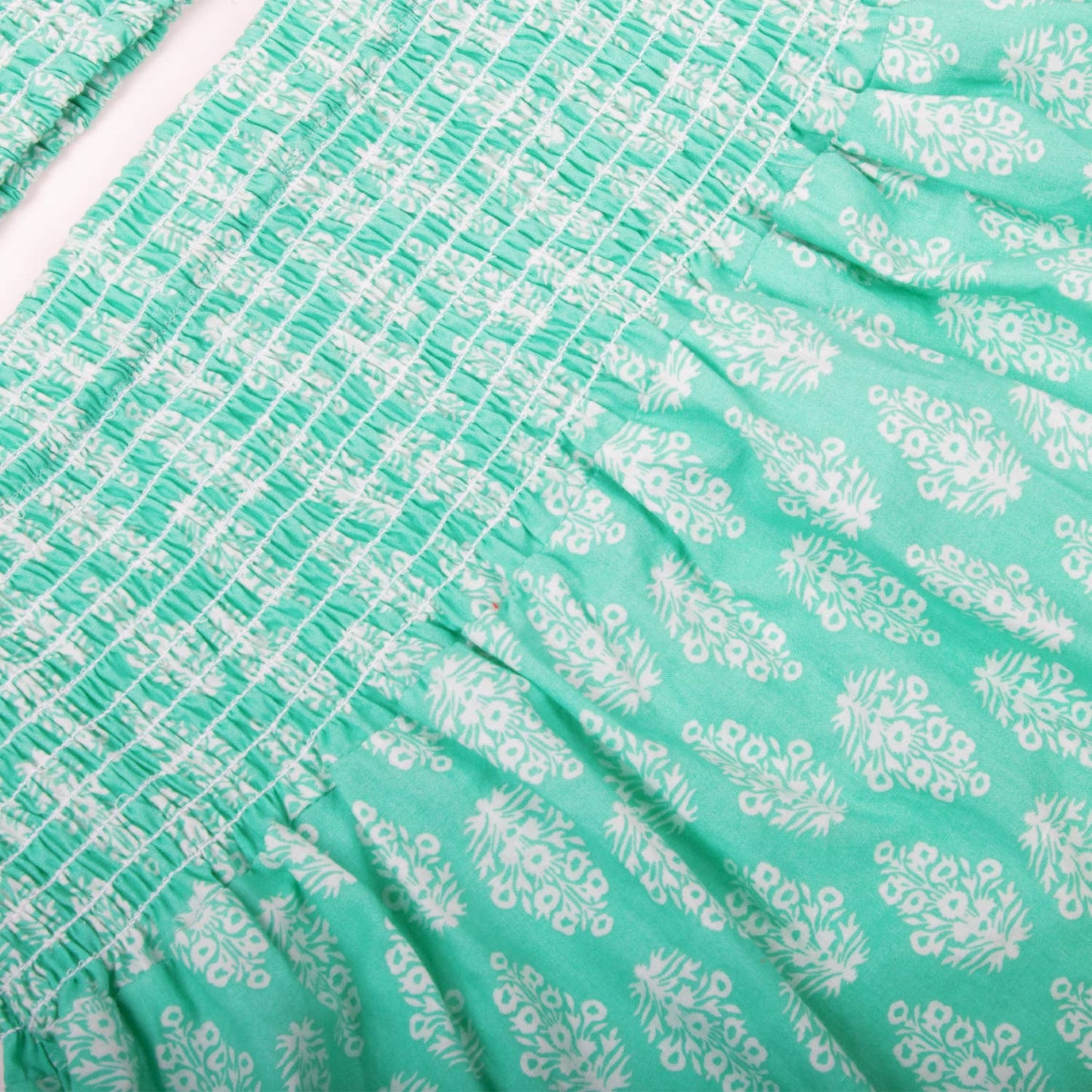 Smocked Tie Top & Skirt Set
