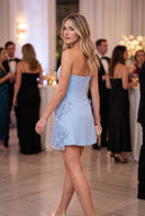 Switch Floral Appliqué Embellished Tube Mini Dress 2 image