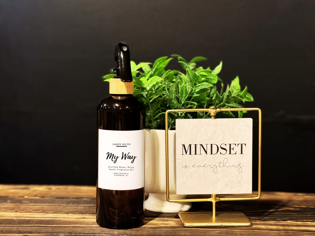 My Way Linen + Room Spray: Black