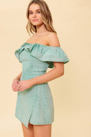 Switch WASHED STRIPED WOVEN ROMPER 3 image