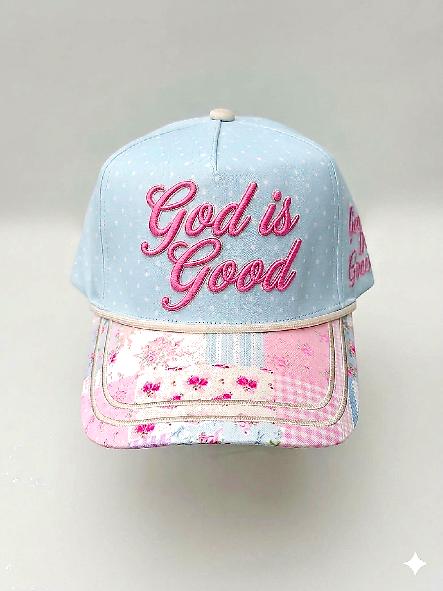 God Is Good Embroidered Hat – Adjustable Faith Hat